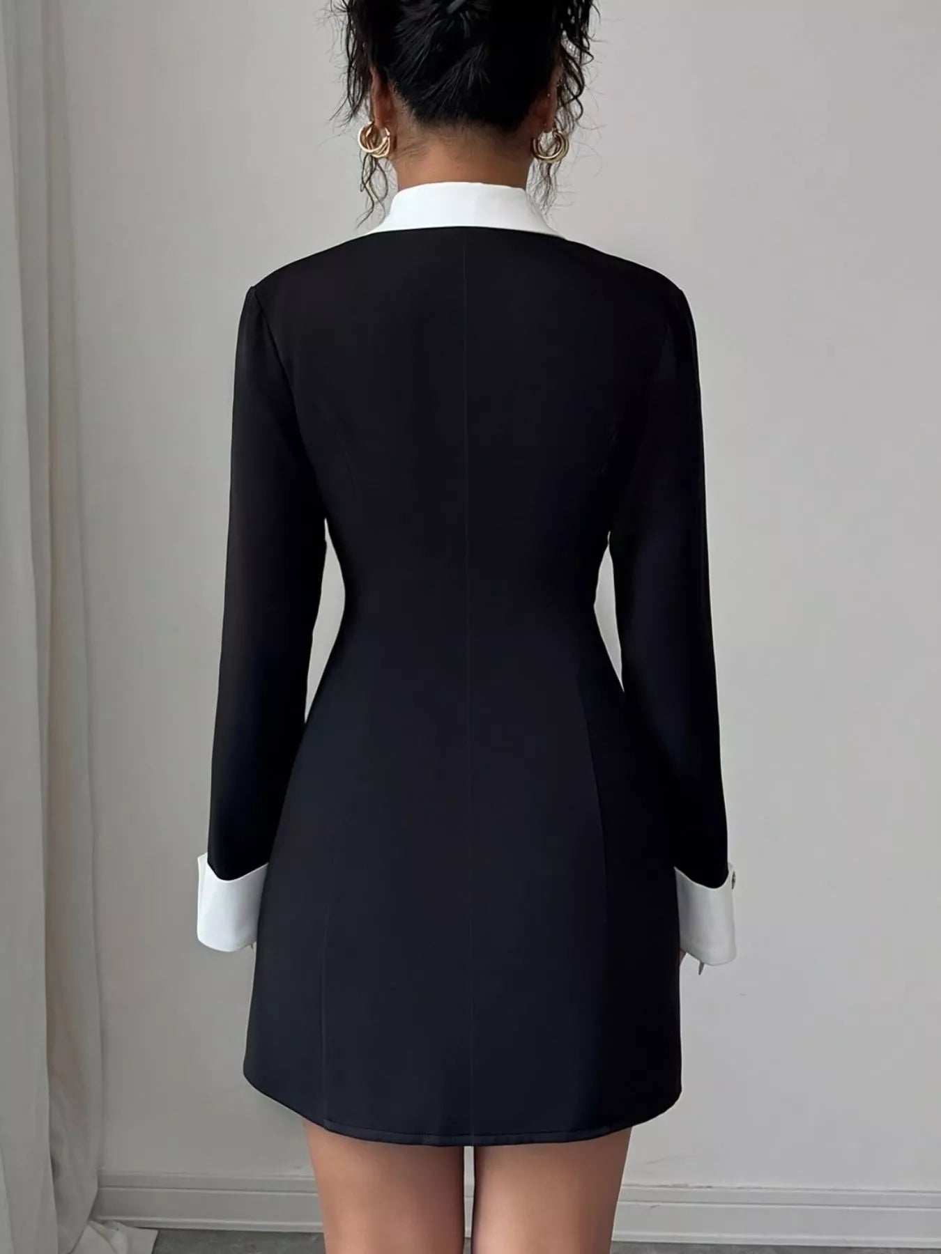 Double-Breasted Blazer Dress - Lara Moda