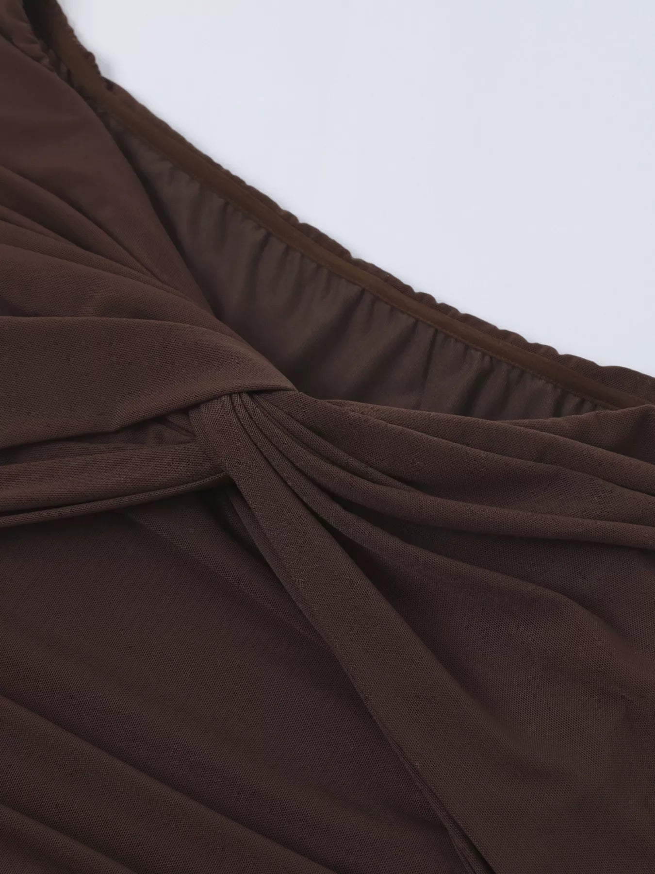 Off-Shoulder Ruched Maxi Dress - Lara Moda