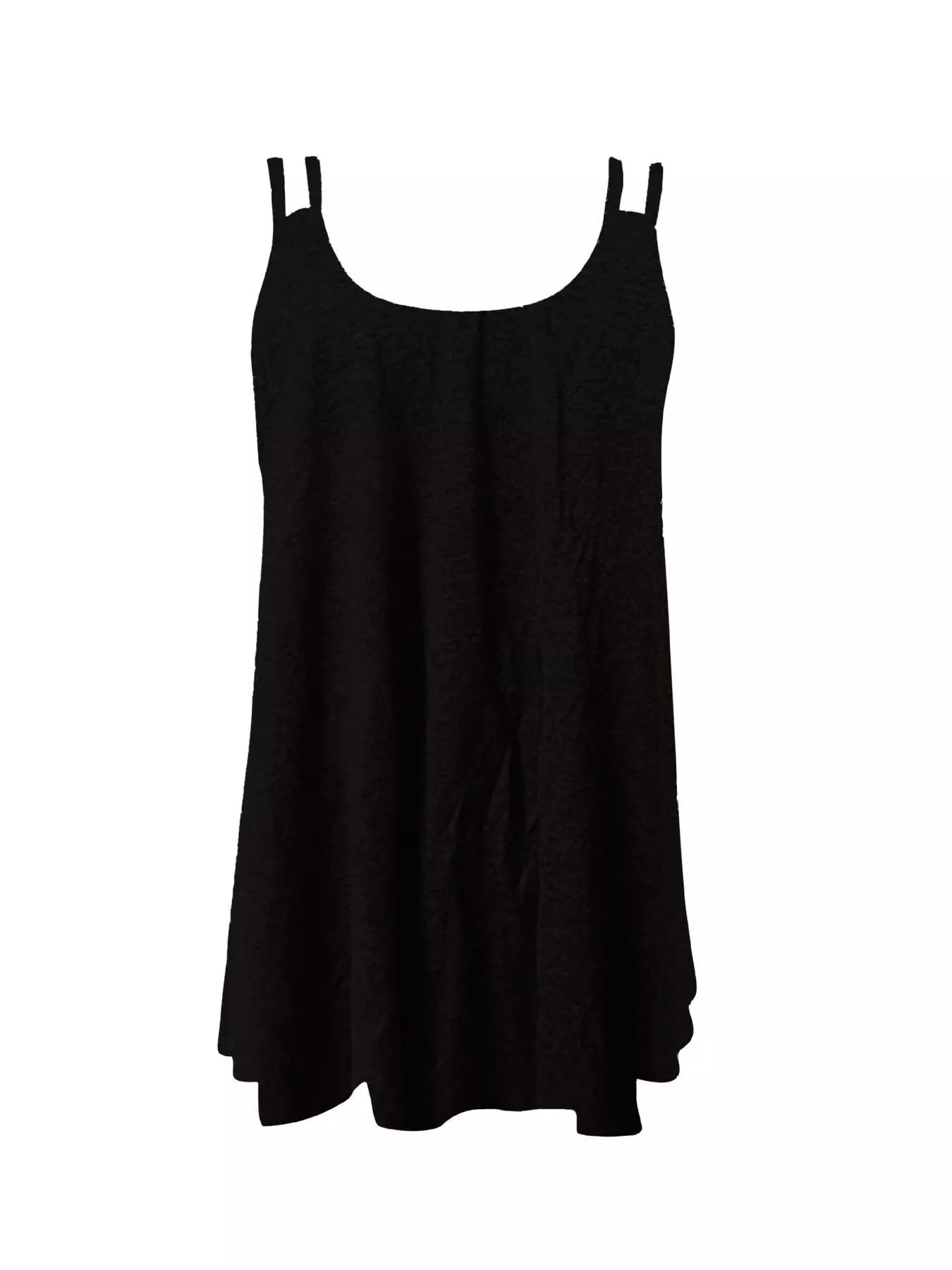 Paisley Print Round Neck Tank - Lara Moda