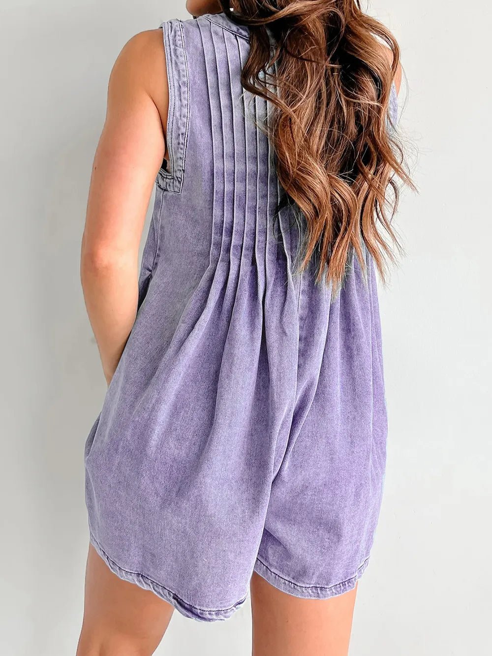 Tied Romper with Pockets - Lara-moda store