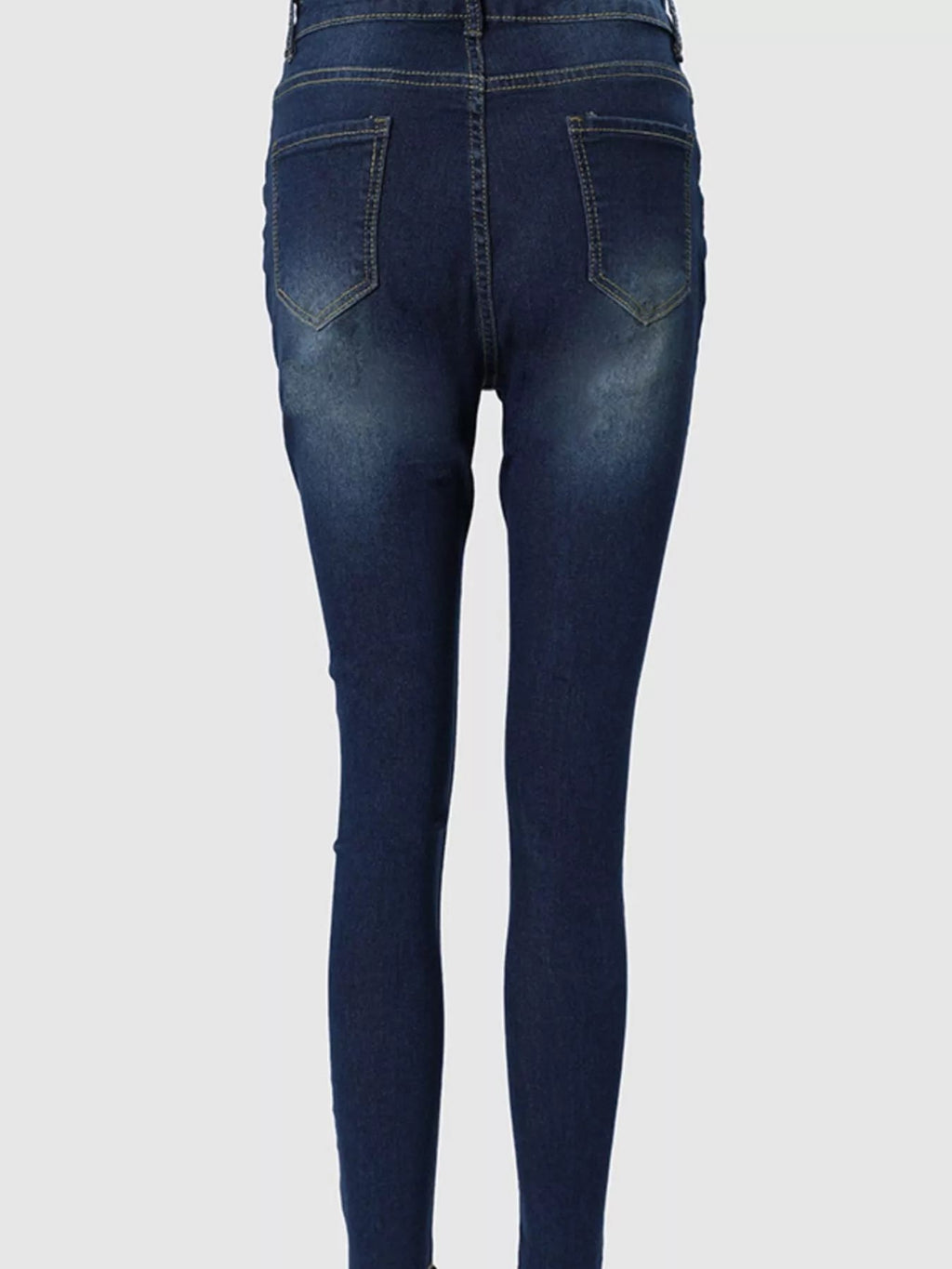 Zipper Front Skinny Jeans - Lara-moda store