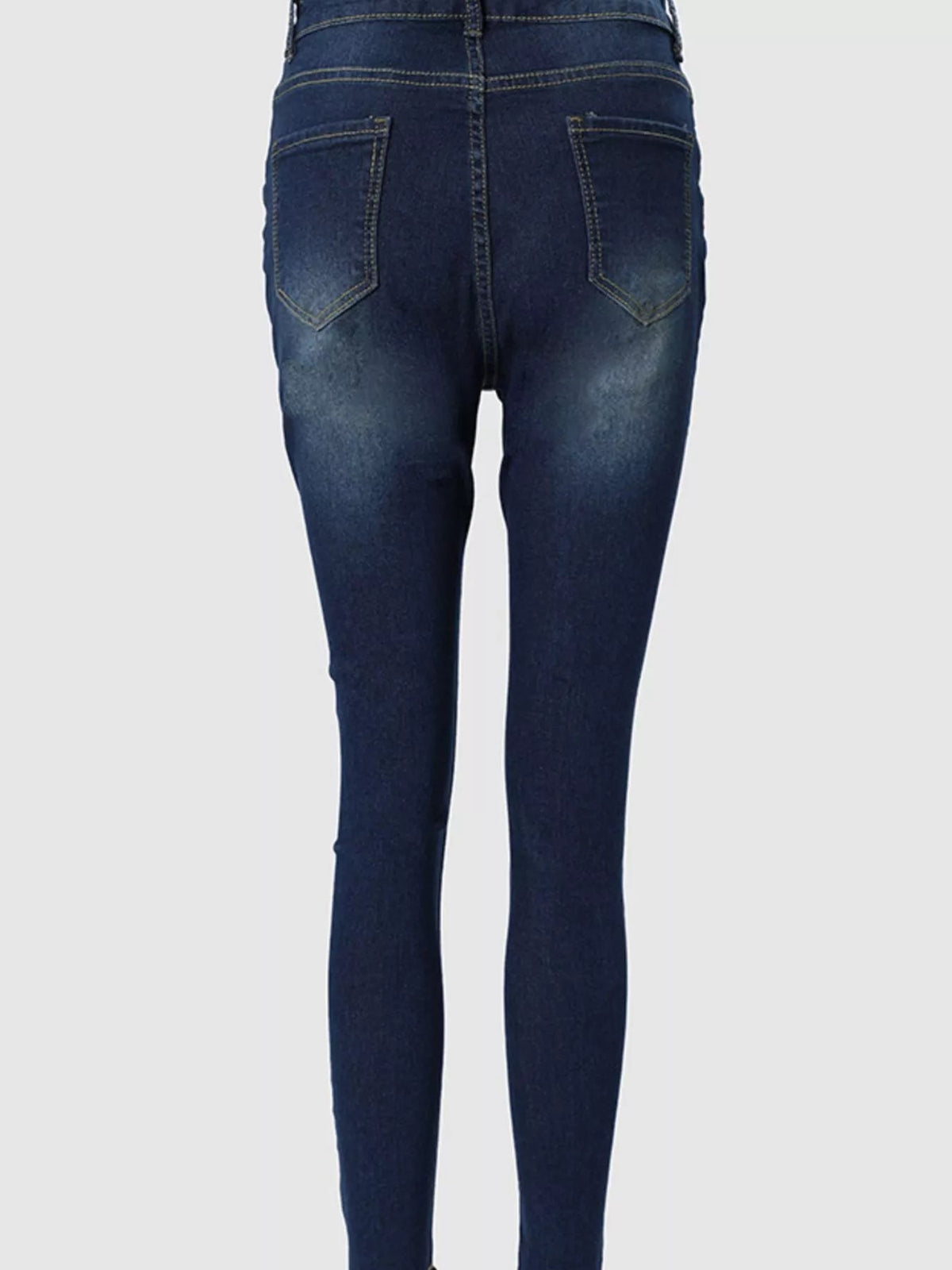 Zipper Front Skinny Jeans - Lara-moda store